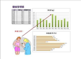 健康管理表（体重）